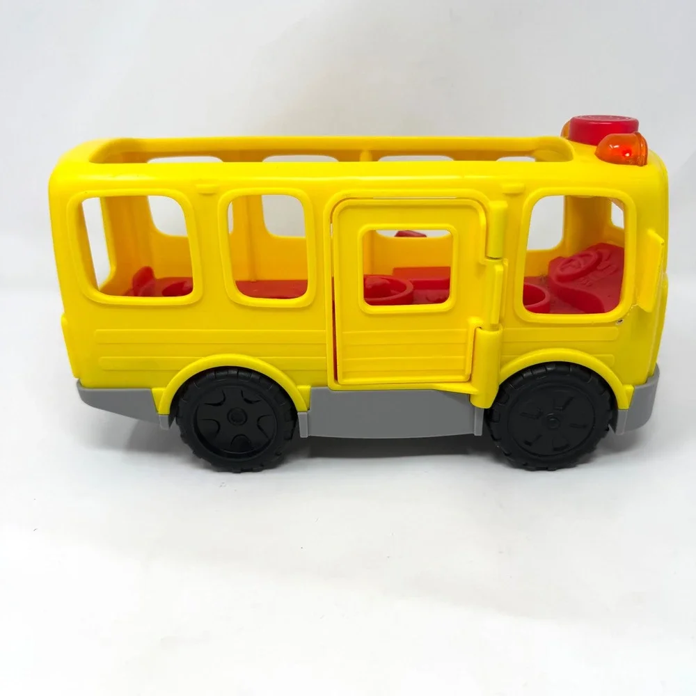 Fisher-Price Little People Sit with Me School Bus Yellow GJB52 with 2 Figures